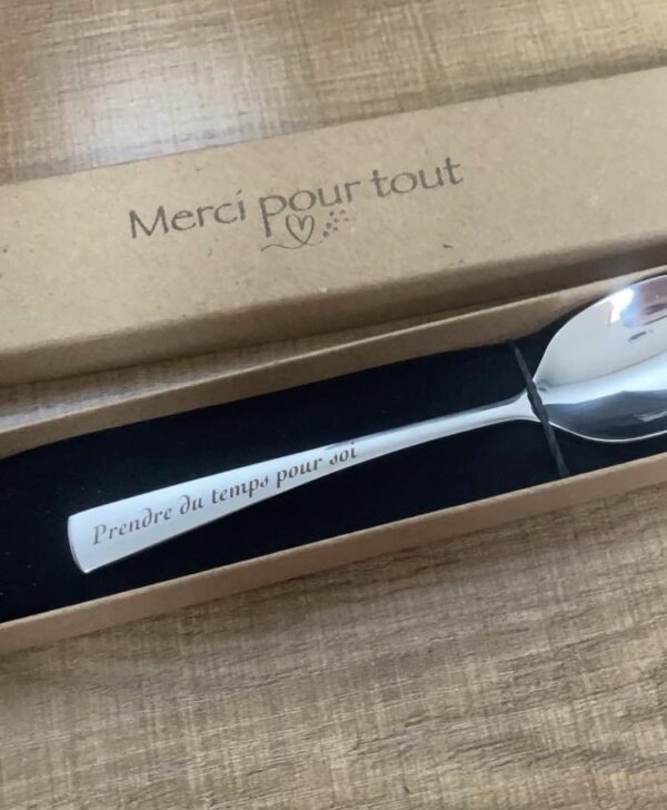 Cuillère dessert, café personnalisée