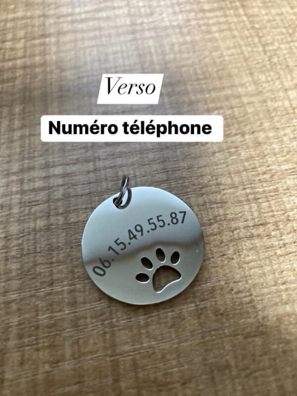 Médaille identification animaux – Image 3