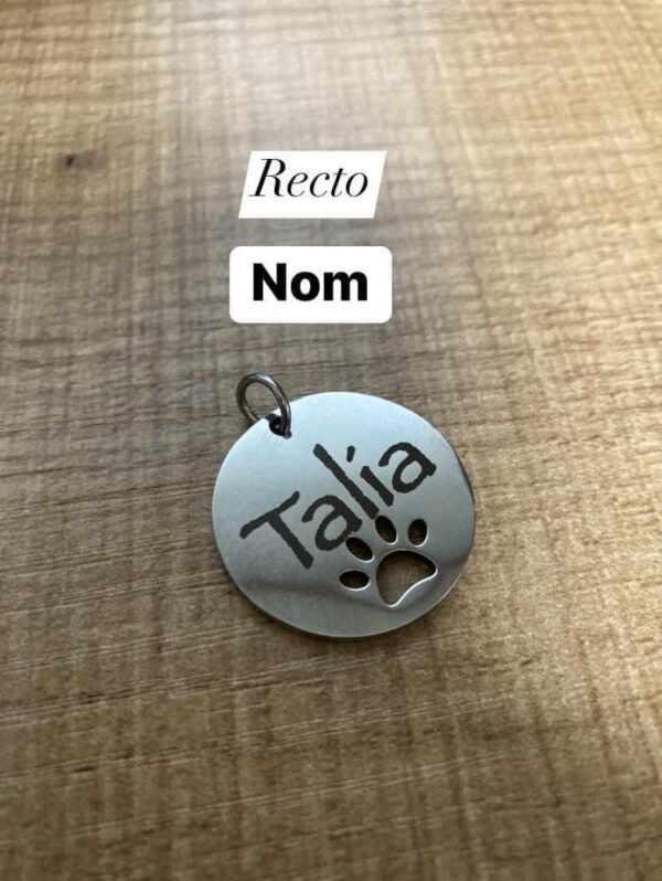 Médaille identification animaux – Image 2